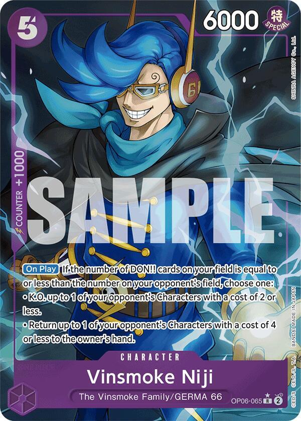 Vinsmoke Niji (OP06-065) (Alternate Art) card image