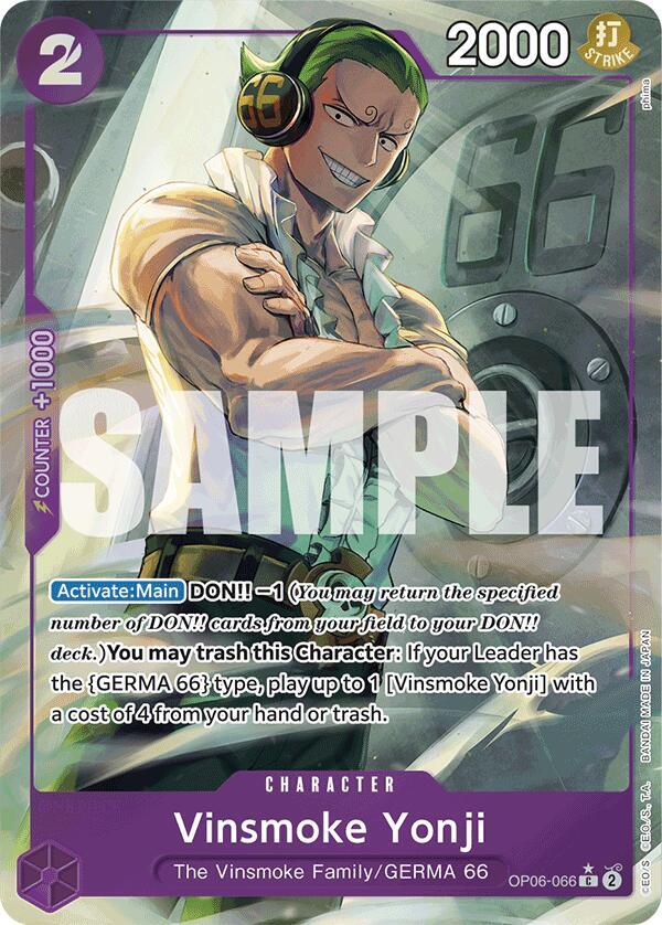 Vinsmoke Yonji (OP06-066) (Full Art) card image