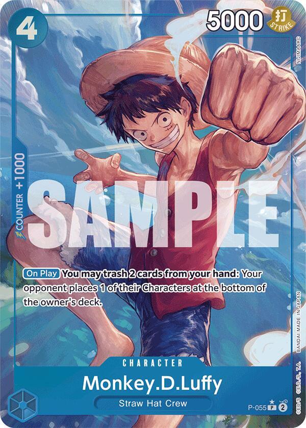 Monkey.D.Luffy (P-055) (Full Art) card image