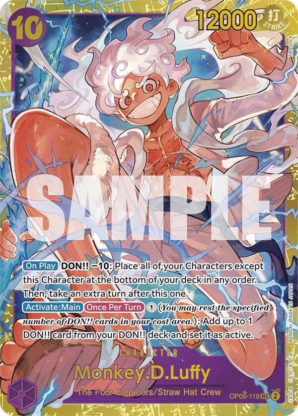 Monkey.D.Luffy (OP05-119) (Reprint) card image