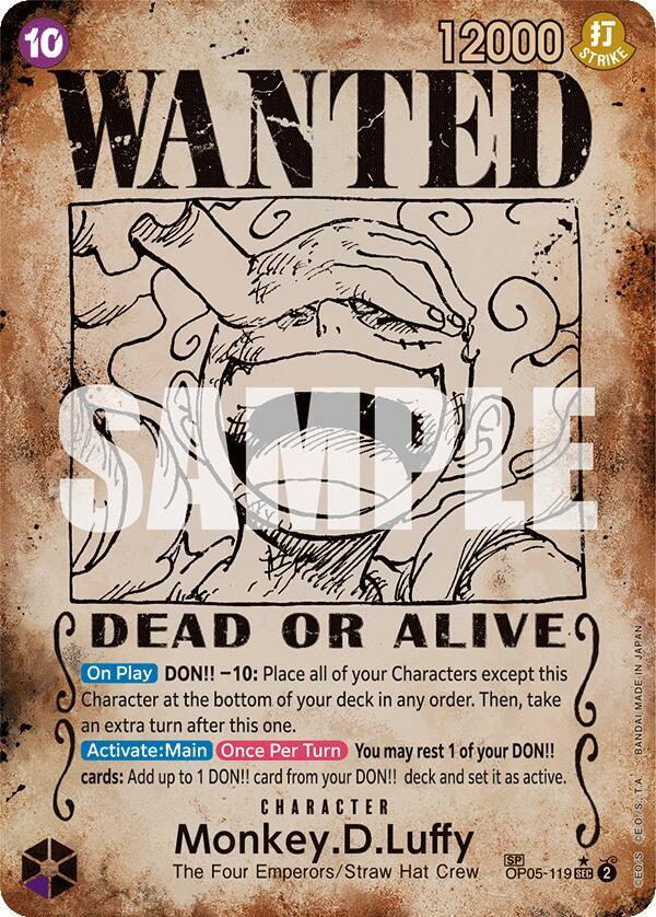 Monkey.D.Luffy (Wanted Poster) card image