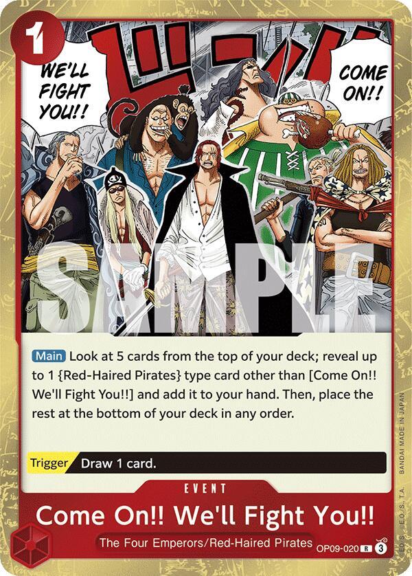 Come On!! We'll Fight You!! card image
