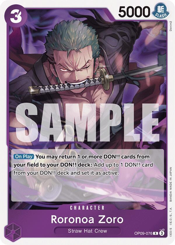 Roronoa Zoro (076) card image