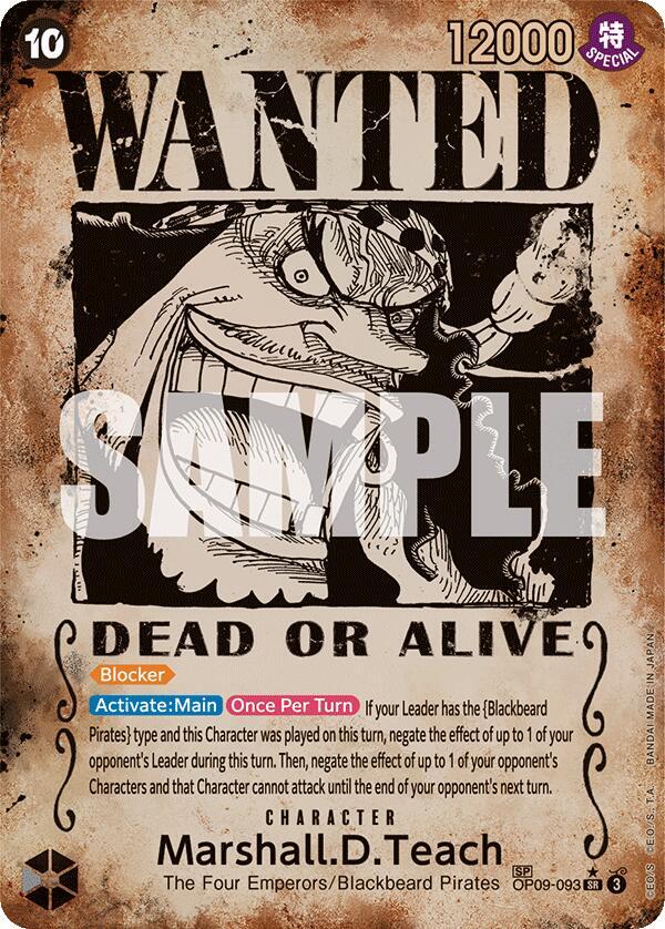 Marshall.D.Teach (093) (Wanted Poster) card image