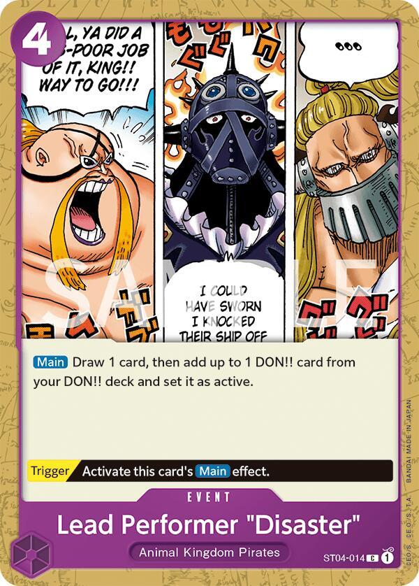 Lead Performer "Disaster" card image