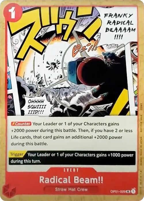Radical Beam!! card image