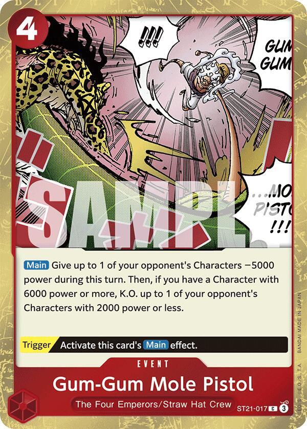 Gum-Gum Mole Pistol card image