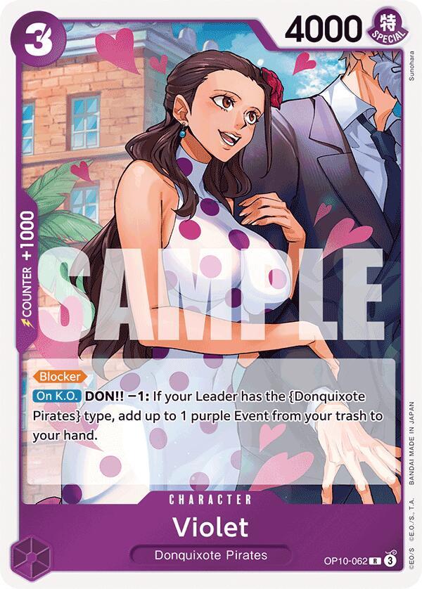 Violet card image