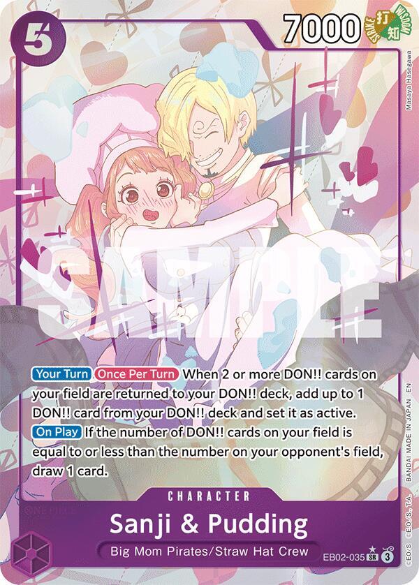 Sanji & Pudding (Alternate Art) card image