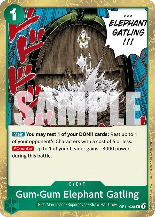Gum-Gum Elephant Gatling card image