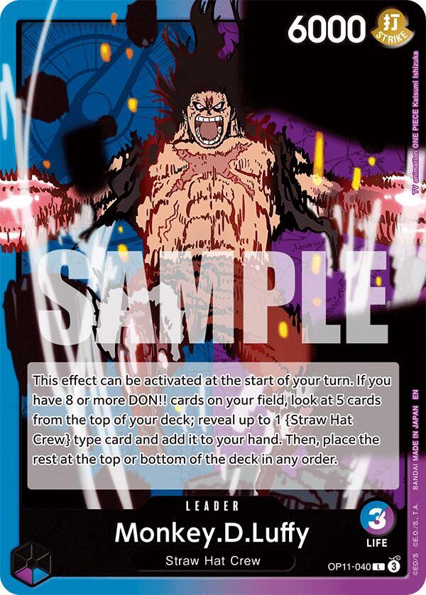 Monkey.D.Luffy (040) card image