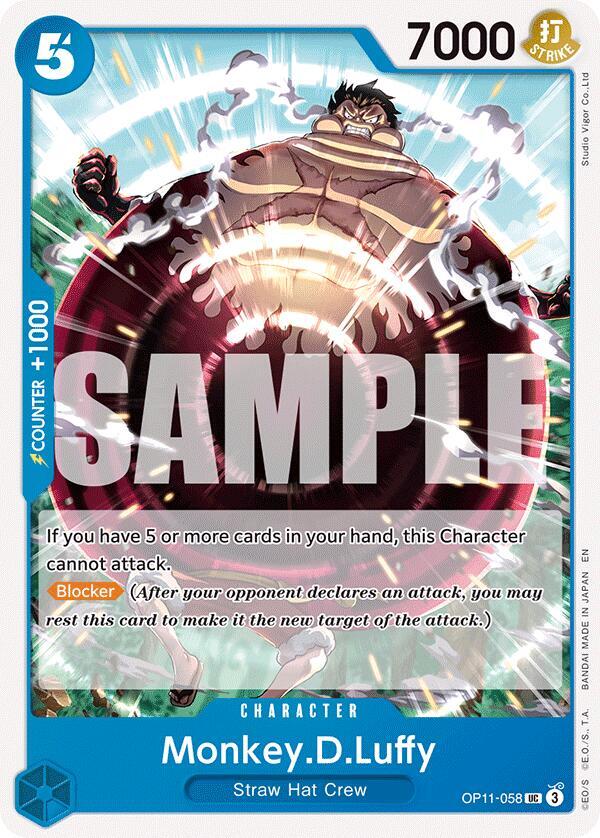 Monkey.D.Luffy (058) card image