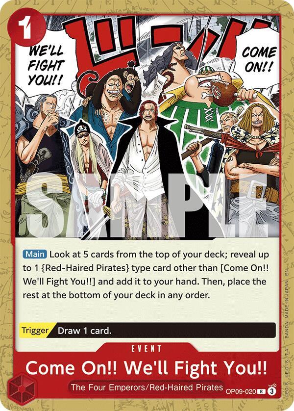 Come On!! We'll Fight You!! (Reprint) card image