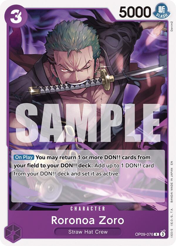 Roronoa Zoro (Reprint) card image