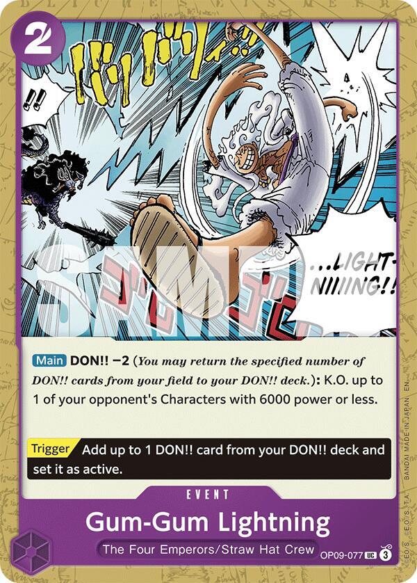 Gum-Gum Lightning (Reprint) card image