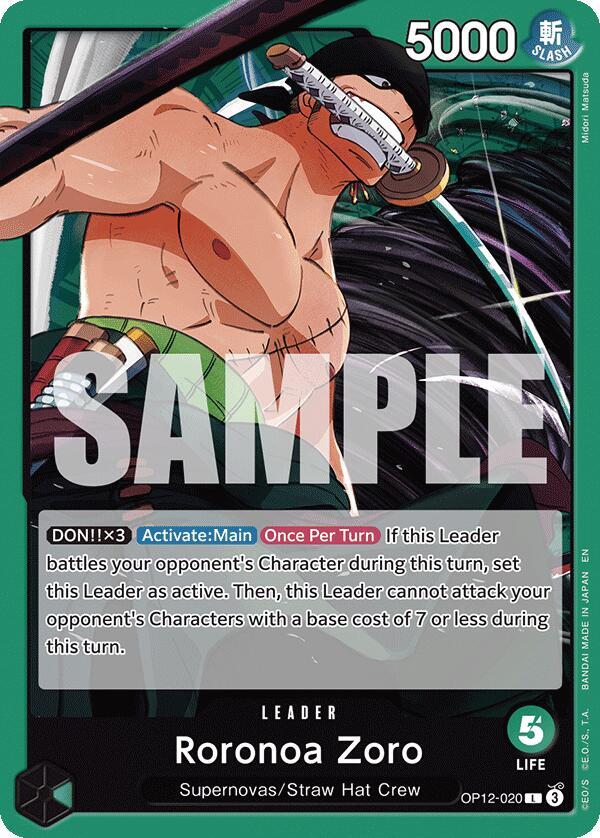 Roronoa Zoro (020) card image
