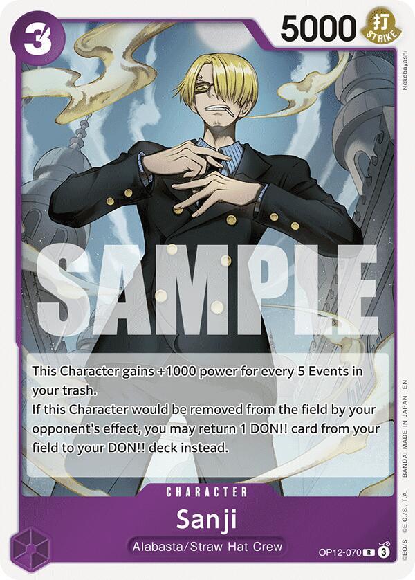 Sanji (070) card image