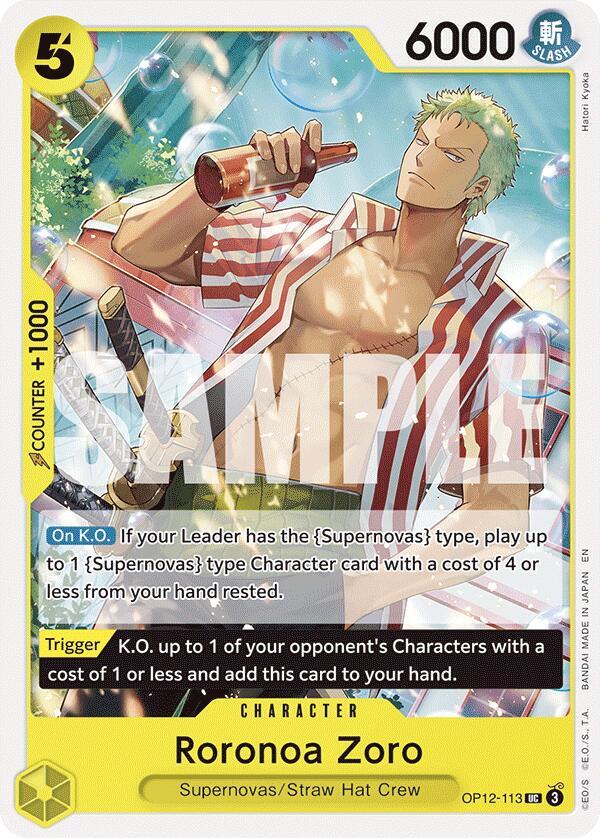 Roronoa Zoro (113) card image