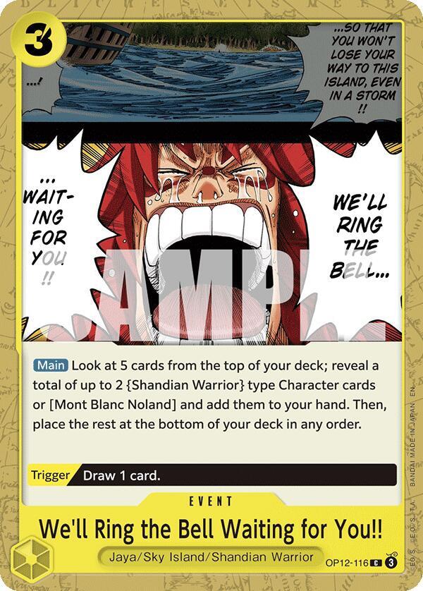 We'll Ring the Bell Waiting for You!! card image