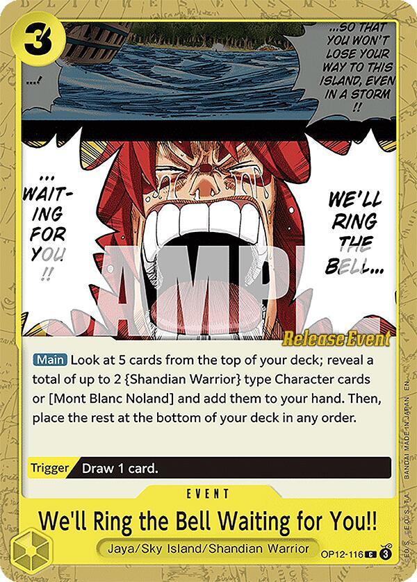 We'll Ring the Bell Waiting for You!! card image