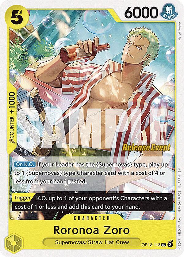 Roronoa Zoro (113) card image