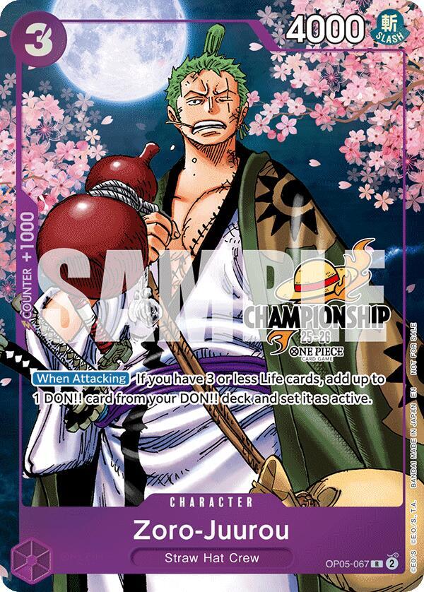Zoro-Juurou (CS 25-26 Event Pack Finalist Ver.) card image