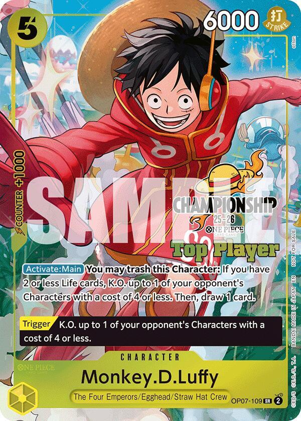 Monkey.D.Luffy (CS 25-26 Top Player Pack) card image