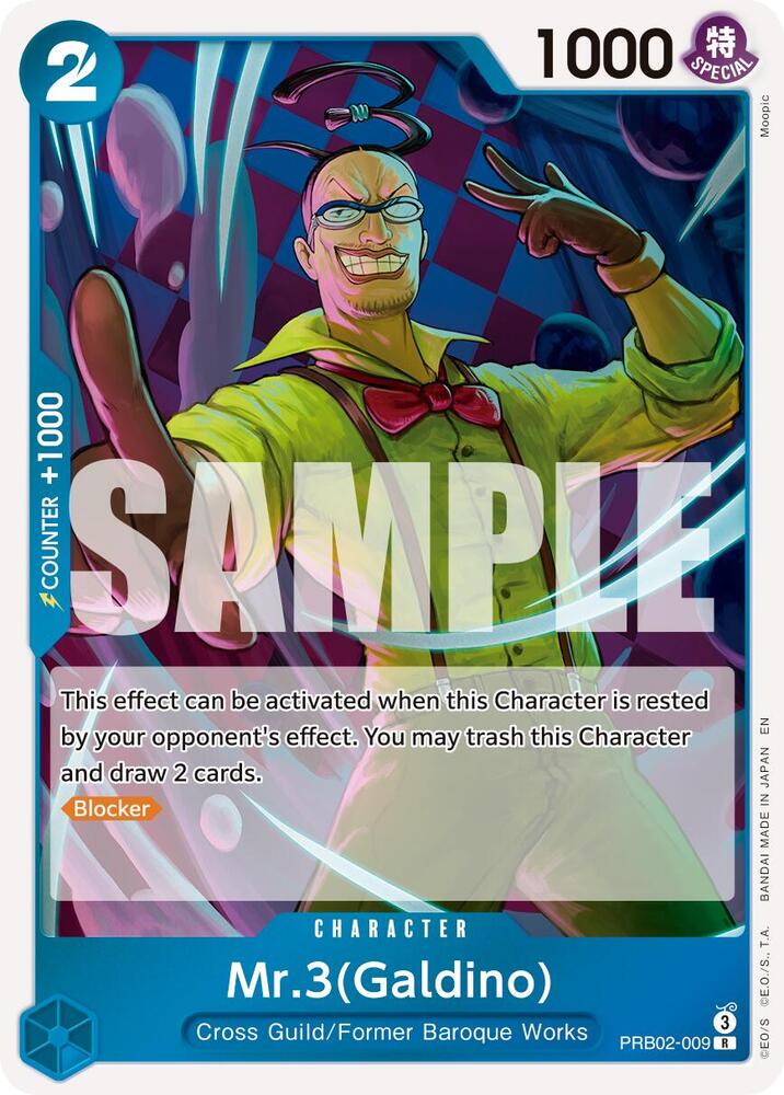 Mr.3(Galdino) - PRB02-009 card image