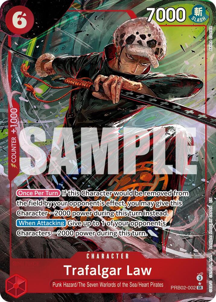 Trafalgar Law - PRB02-002 (Alternate Art) card image