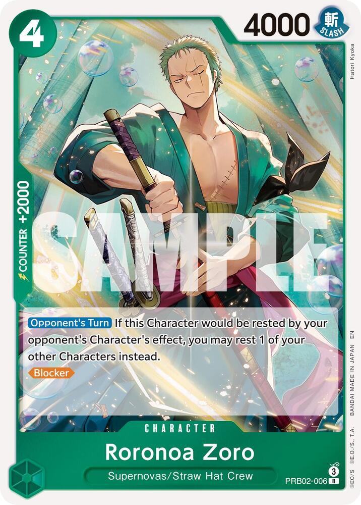 Roronoa Zoro - PRB02-006 card image