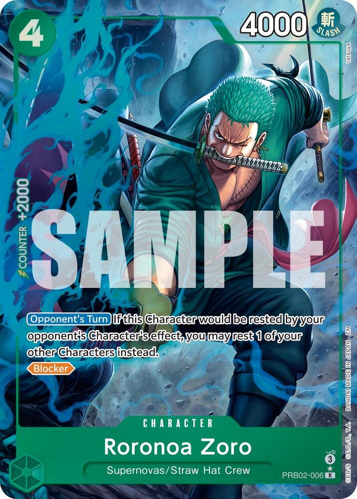 Roronoa Zoro - PRB02-006 (Alternate Art) card image