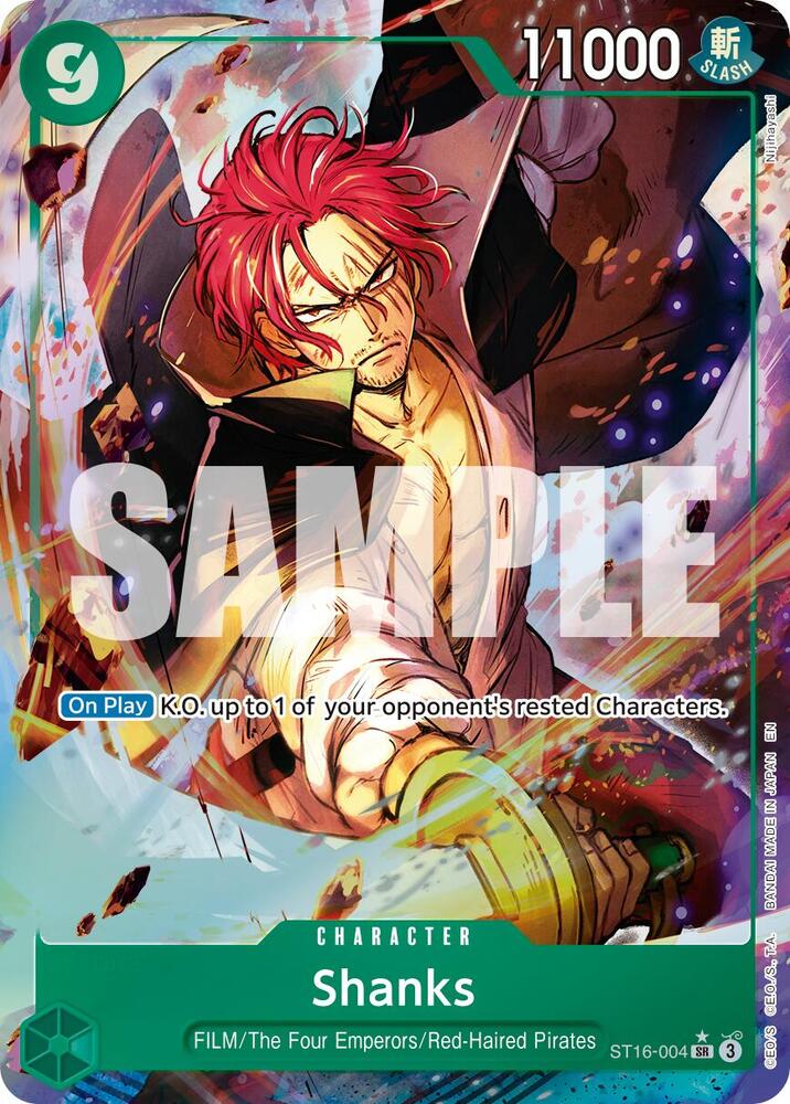 Shanks - ST16-004 (Alternate Art) card image
