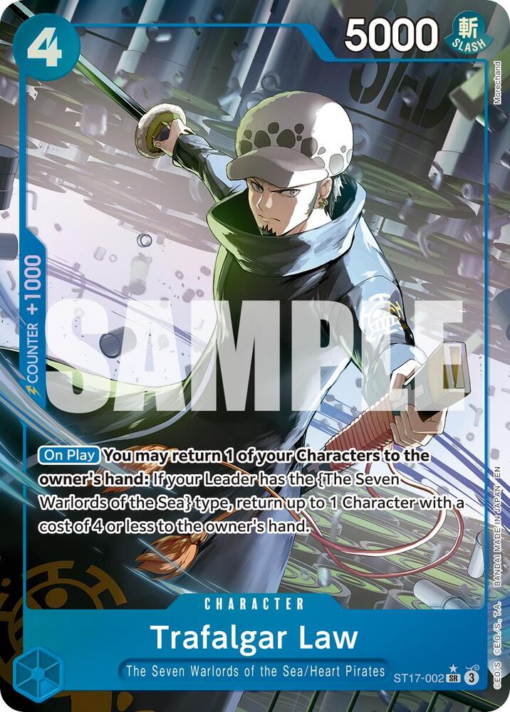Trafalgar Law - ST17-002 (Alternate Art) card image