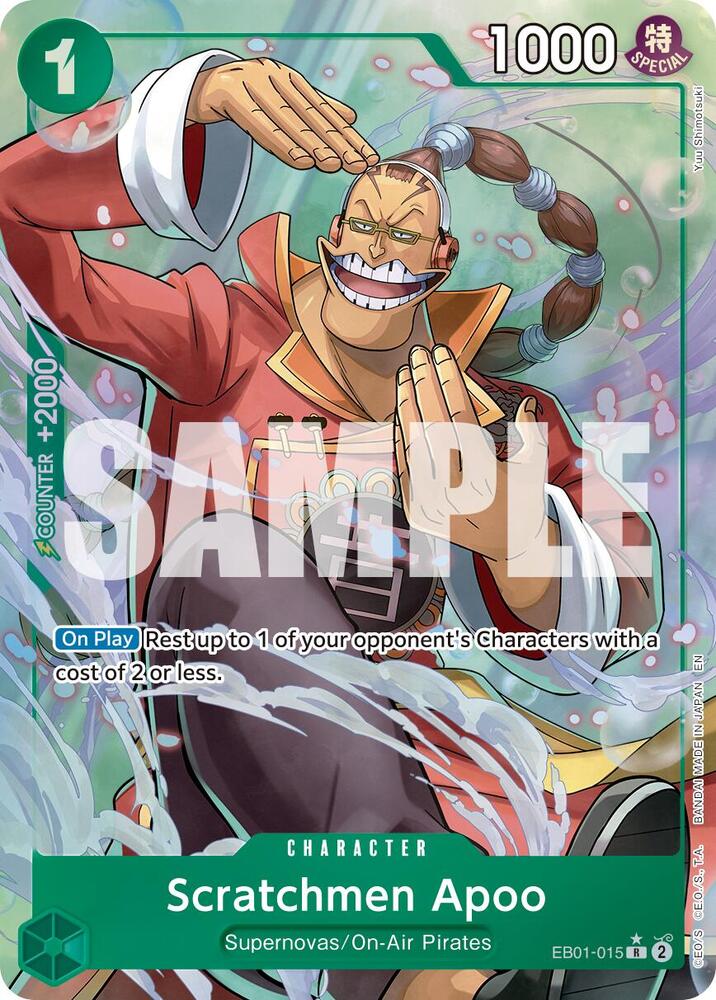 Scratchmen Apoo - EB01-015 (Alternate Art) card image