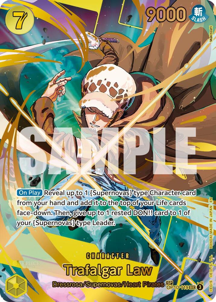 Trafalgar Law - OP10-119 (SP) card image