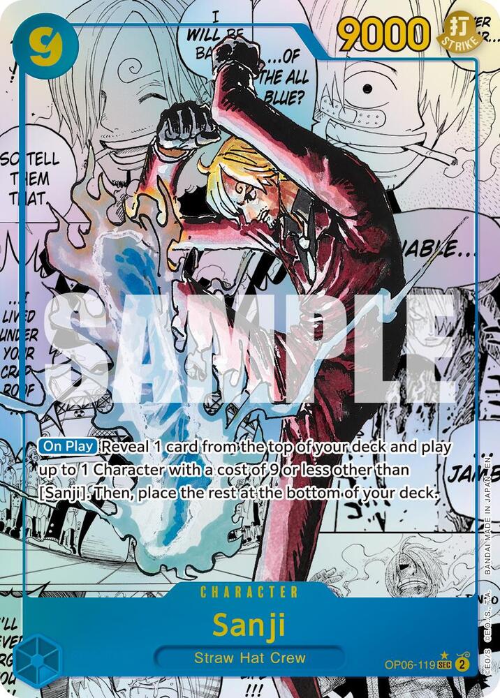 Sanji - OP06-119 (Manga) card image