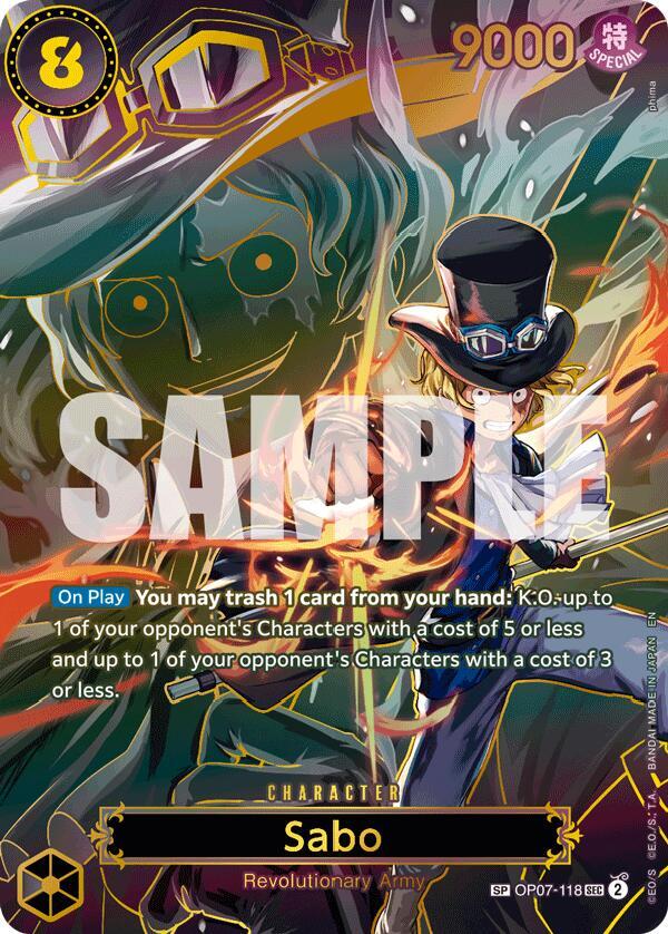 Sabo - OP07-118 (SP) card image