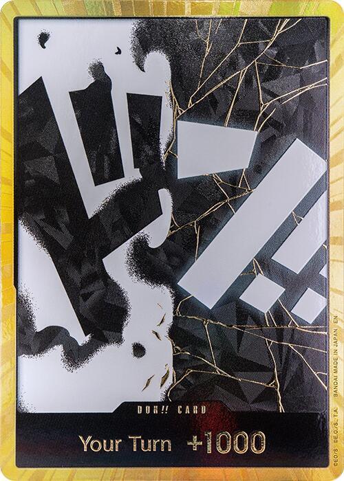 DON!! Card (Teach) (Gold) card image
