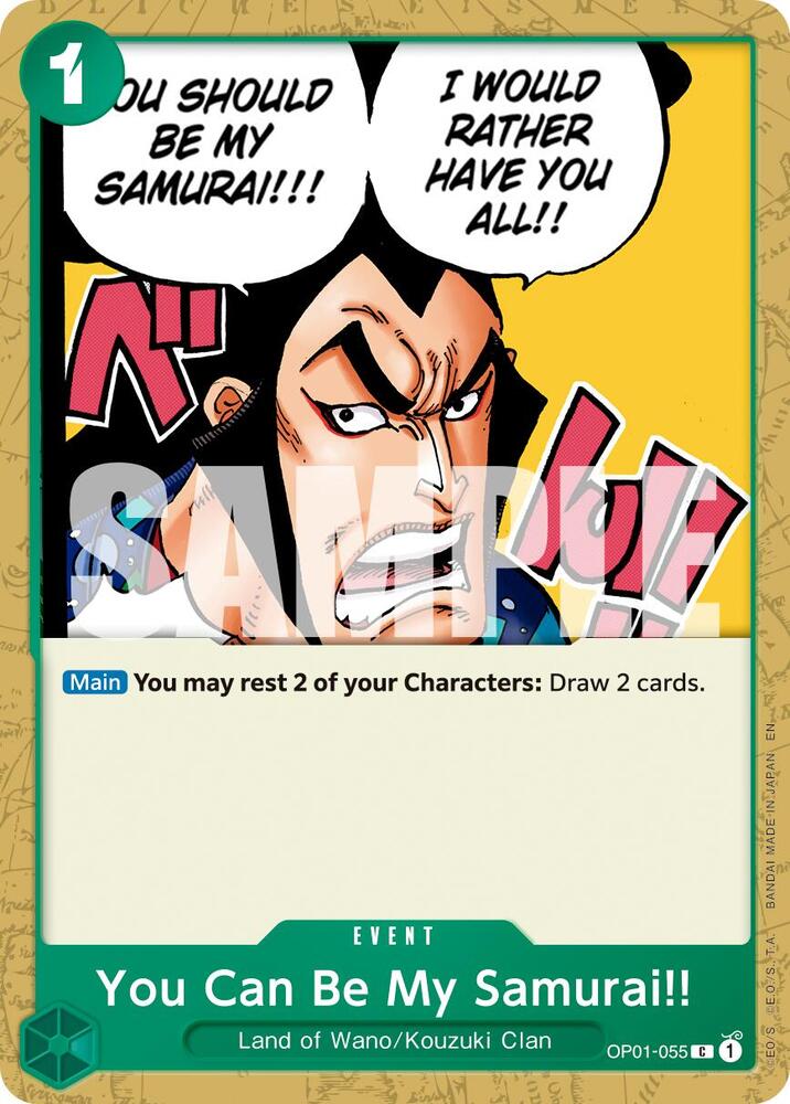 You Can Be My Samurai!! (Reprint) card image