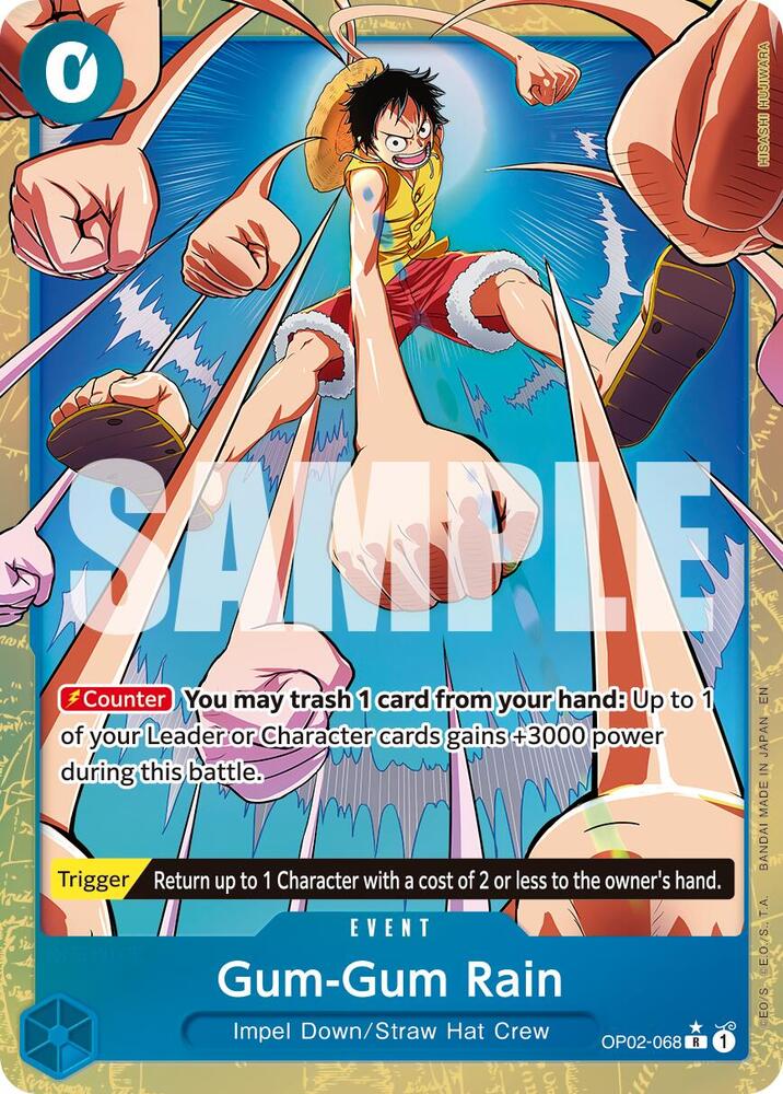 Gum-Gum Rain (Alternate Art) card image