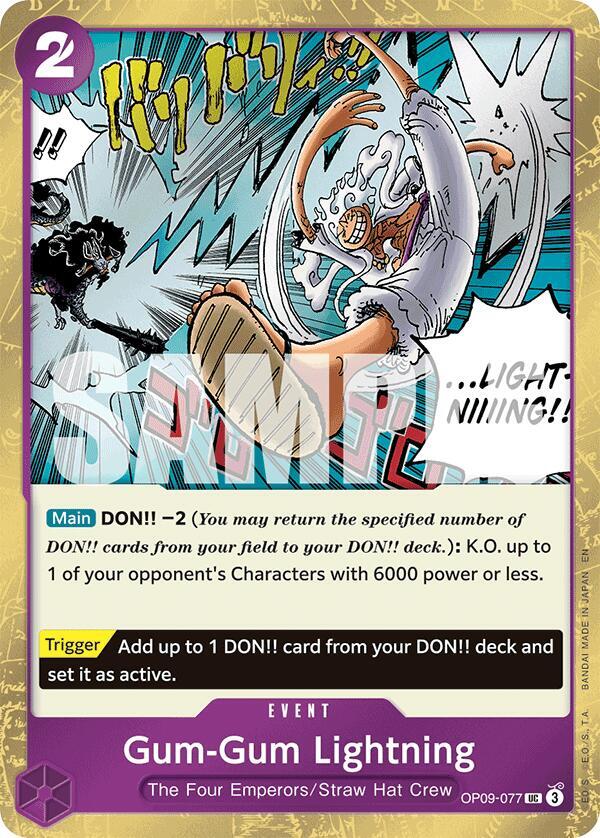 Gum-Gum Lightning (Pirate Foil) card image
