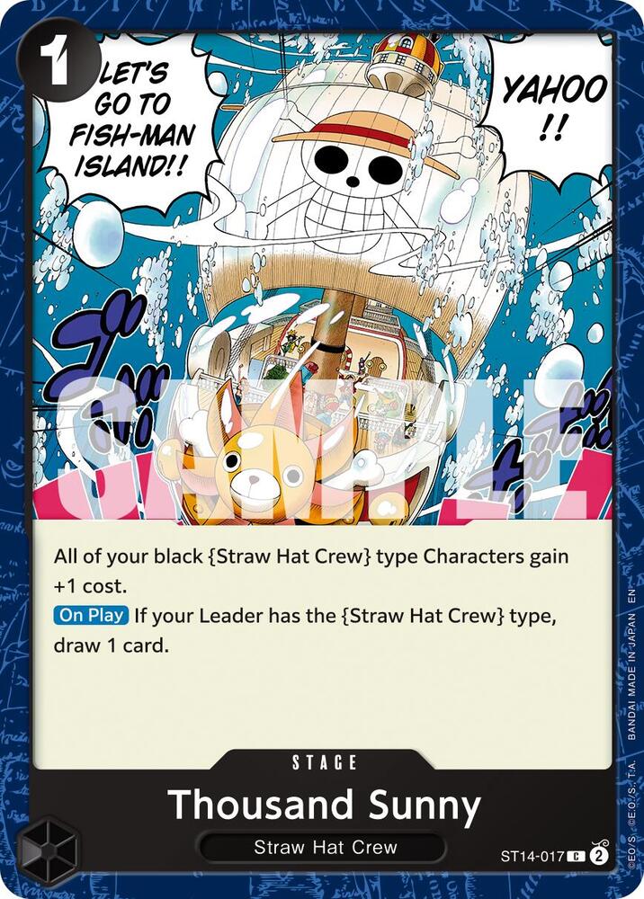 Thousand Sunny (Reprint) card image
