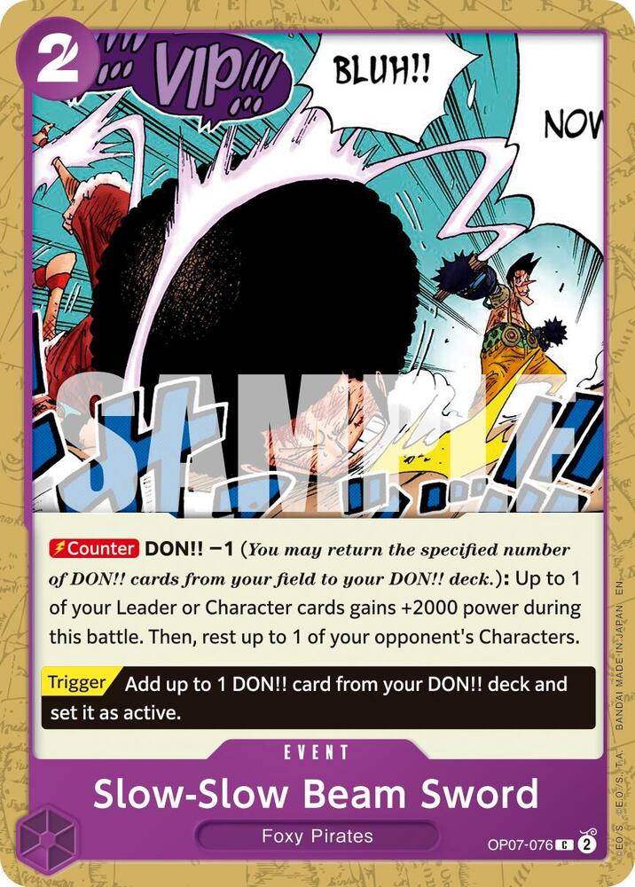 Slow-Slow Beam Sword (Reprint) card image