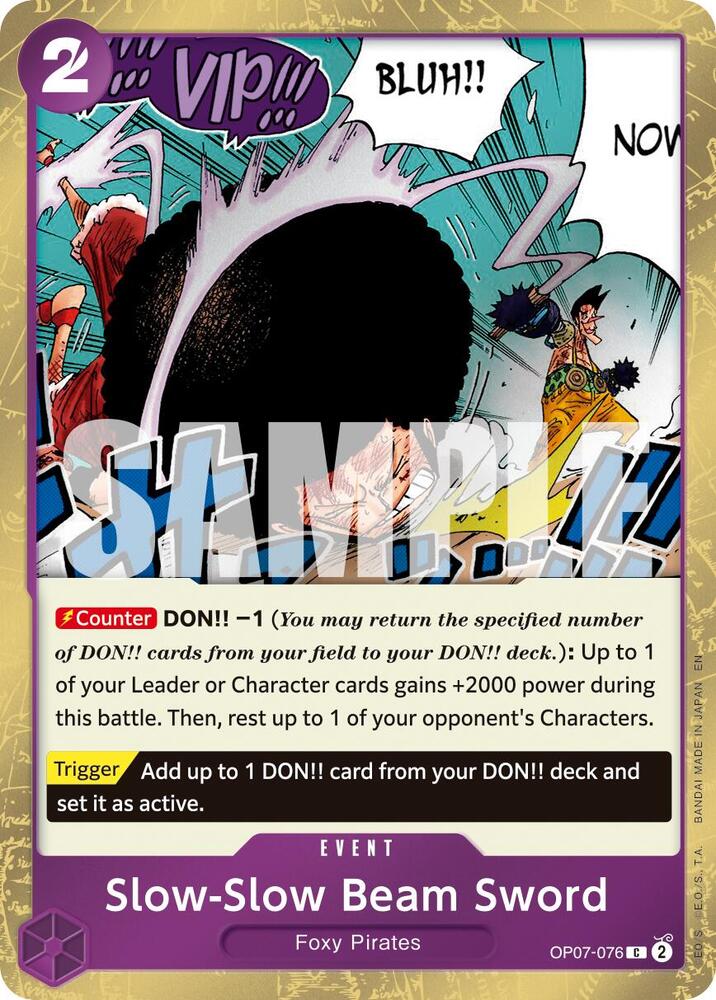 Slow-Slow Beam Sword (Pirate Foil) card image