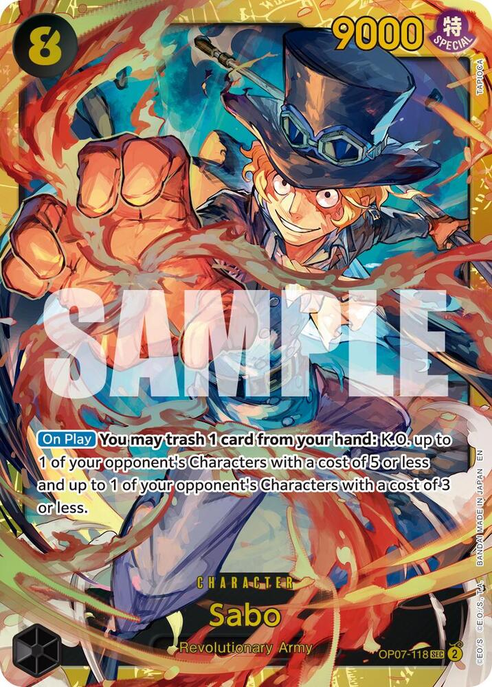 Sabo - OP07-118 (Reprint) card image