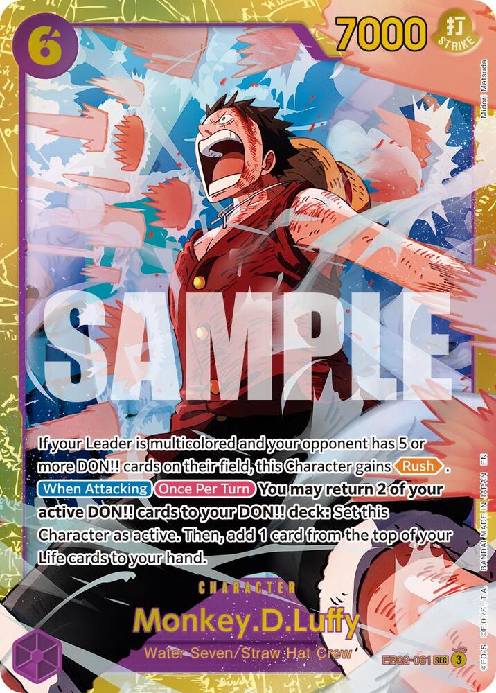 Monkey.D.Luffy - EB02-061 (Reprint) card image