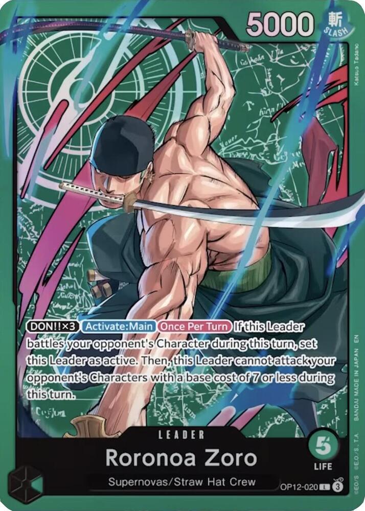 Roronoa Zoro - OP12-020 (Zoro Deck) card image