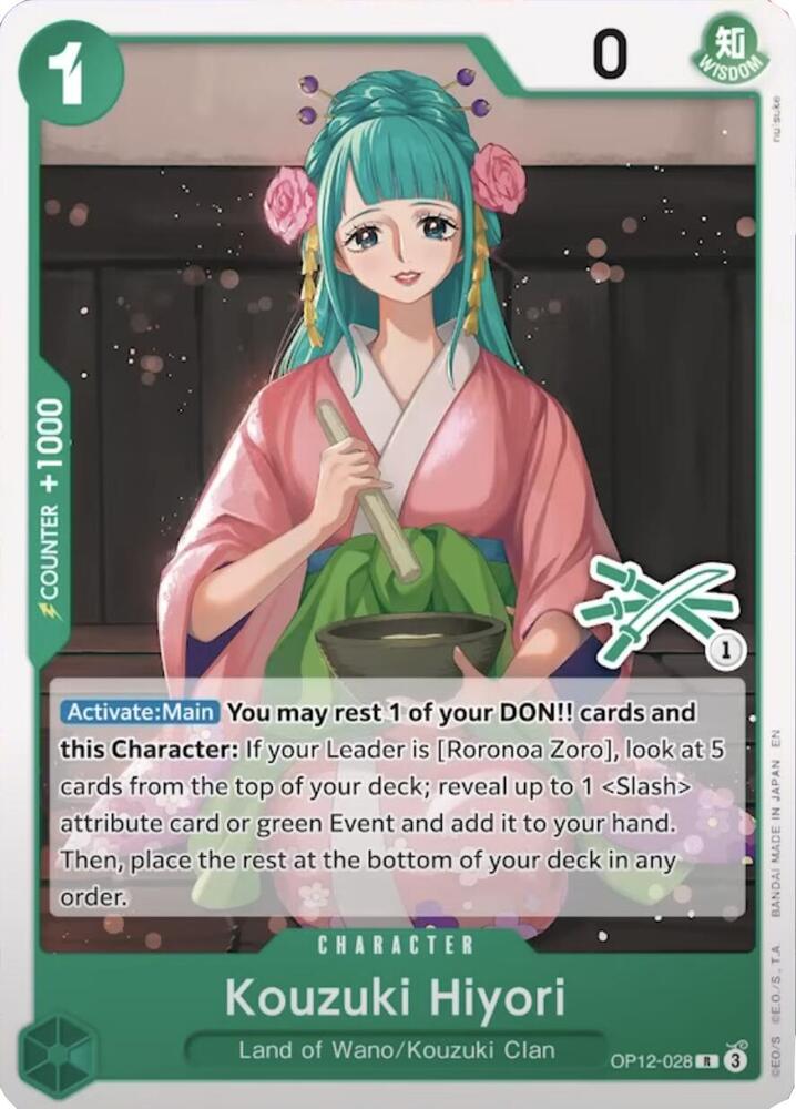 Kouzuki Hiyori (Zoro Deck) card image