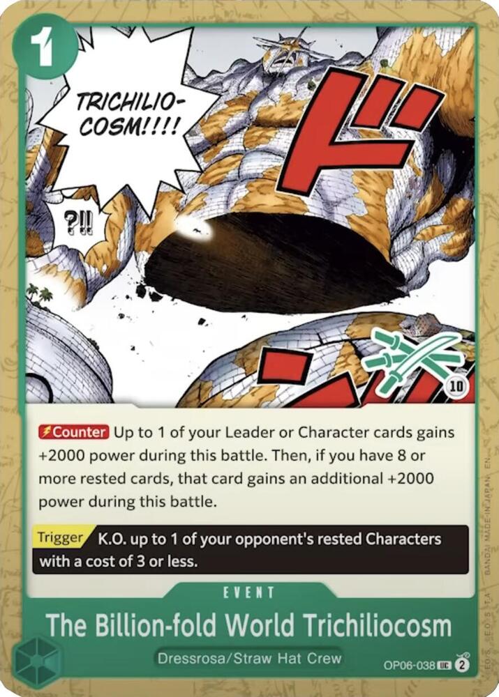 The Billion-fold World Trichiliocosm (Zoro Deck) card image