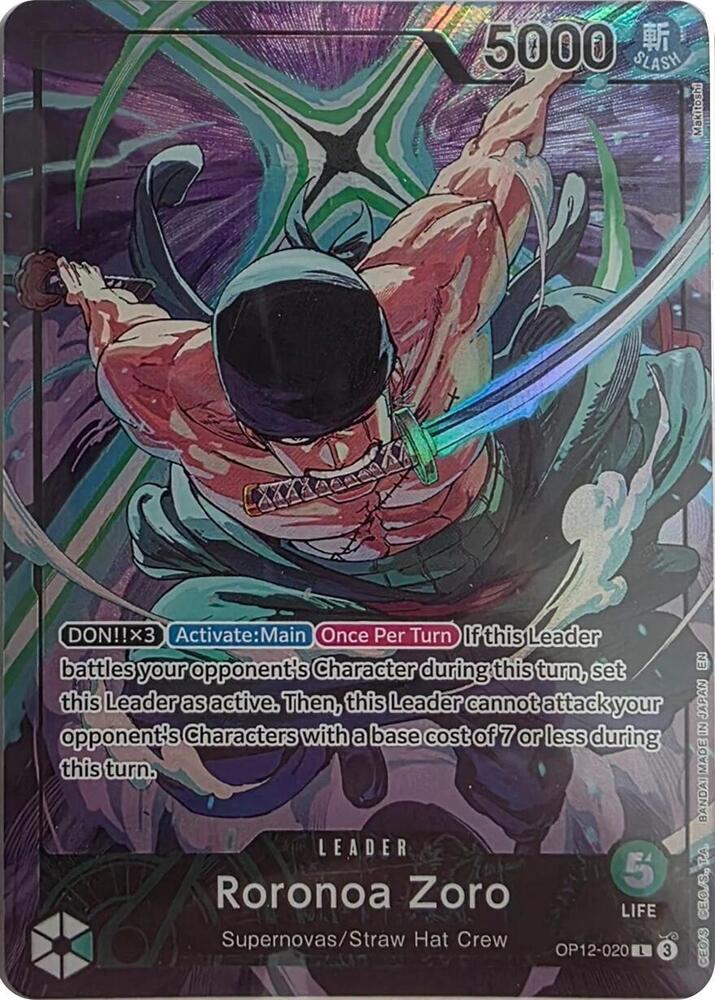 Roronoa Zoro - OP12-020 (Official Playmat Limited Edition Vol.4) card image